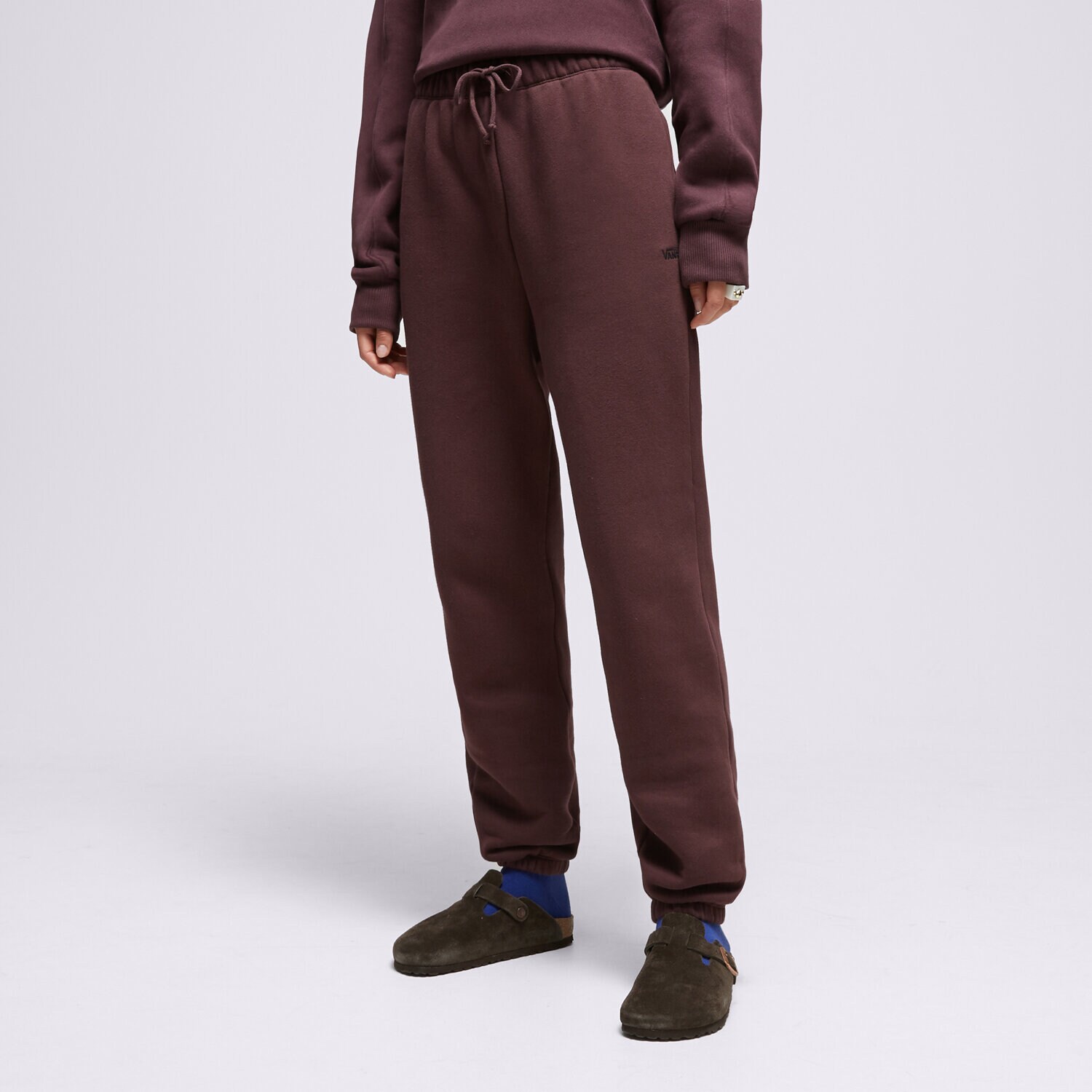 Spodnie sportowe damskie VANS SPODNIE COMFYCUSH RELAXED VN0A7ROXBYP1 RÓŻOWY