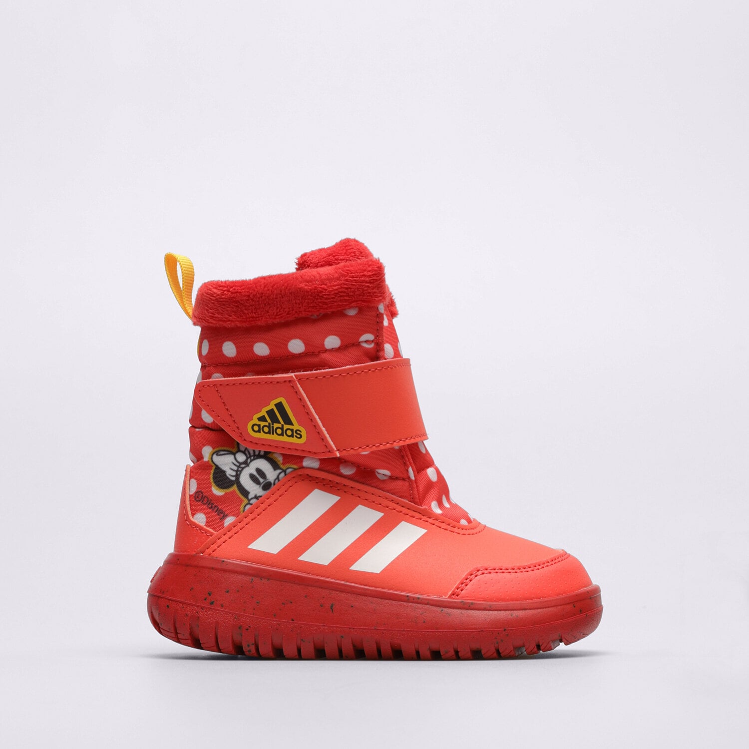 Buty zimowe, trekkingowe, outdoor dla dzieci ADIDAS WINTERPLAY MINNIE I IG7191 CZERWONY