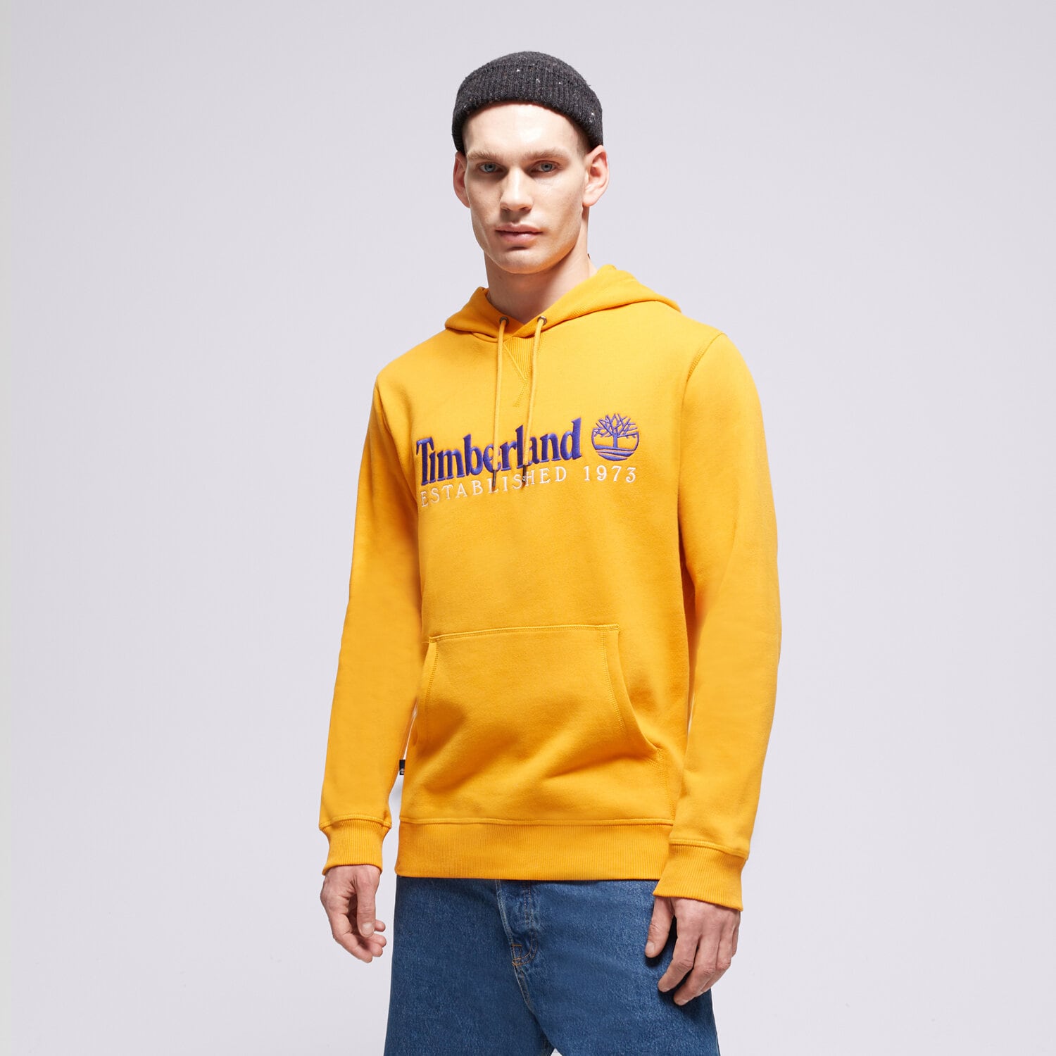 Bluza męska TIMBERLAND BLUZA Z KAPTUREM LS 50TH ANNIVERSARY EST. 1973 TB0A6S5WED11 ŻÓŁTY