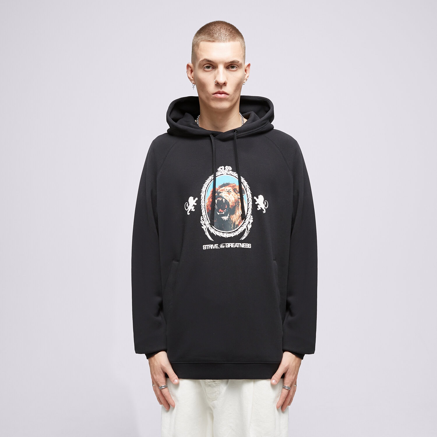 Bluza męska NIKE BLUZA Z KAPTUREM LJ M NK BRSH PO NBA FB7123-010 CZARNY