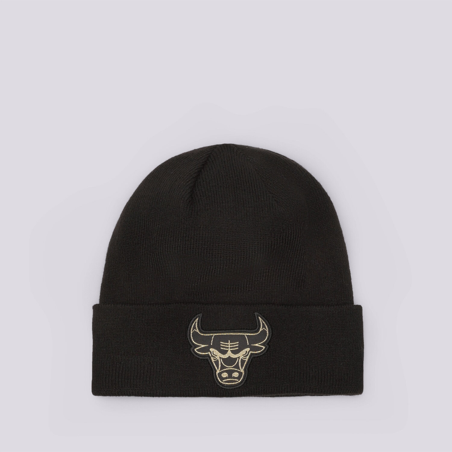 Czapka zimowa męska NEW ERA CZAPKA BADGE BEANIE BULLS CHICAGO BULLS 60364359 CZARNY