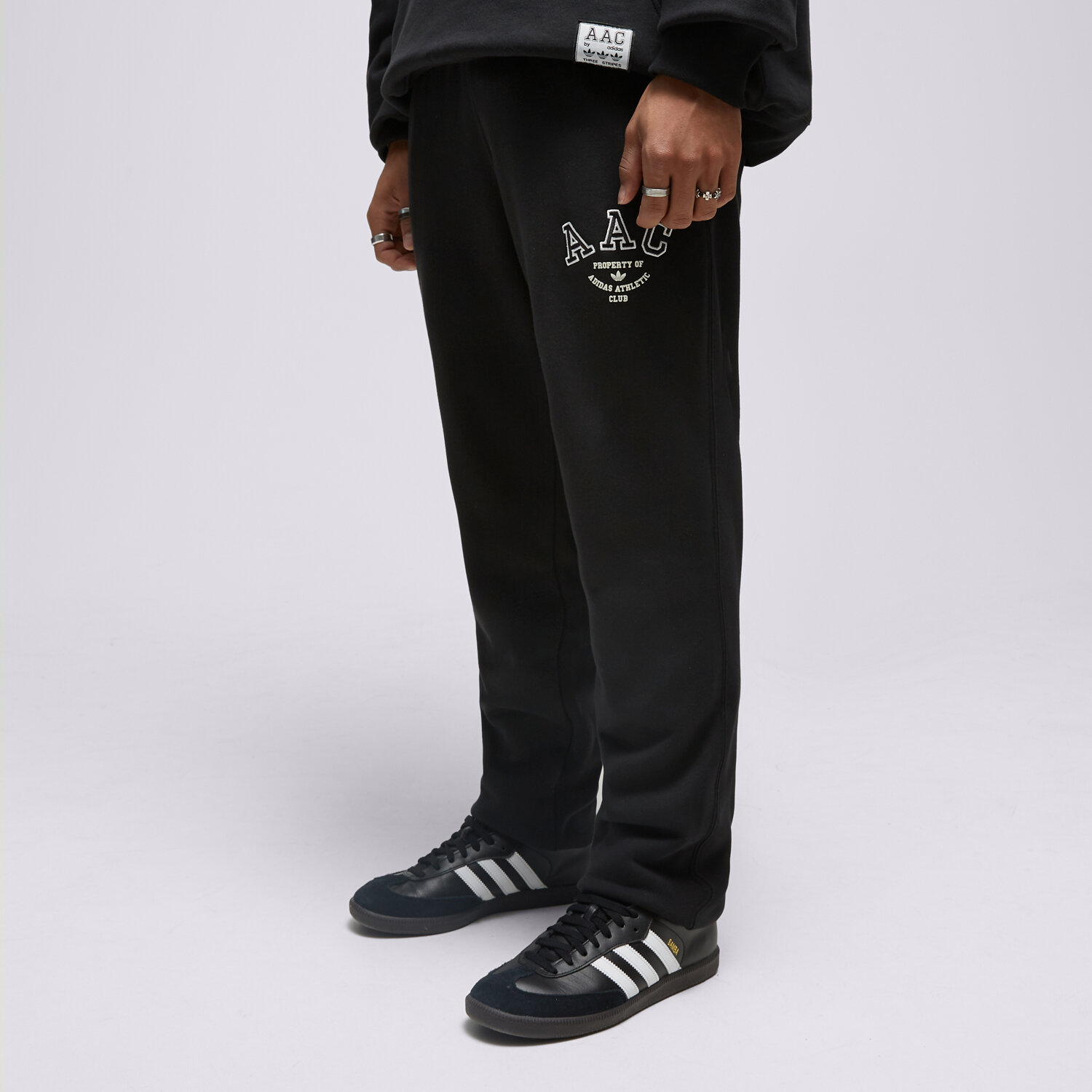 Spodnie sportowe męskie ADIDAS SPODNIE HACK AAC HZ0698 CZARNY
