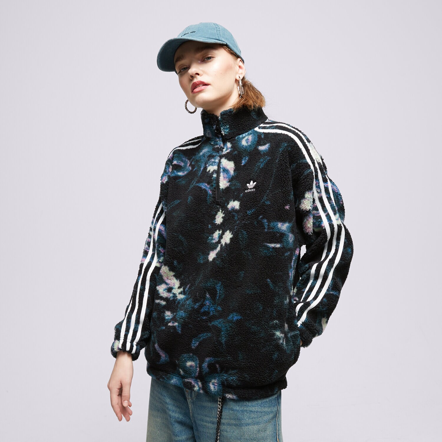 Bluza damska ADIDAS POLAR FLOWER FLEECE II8451 MULTICOLOR