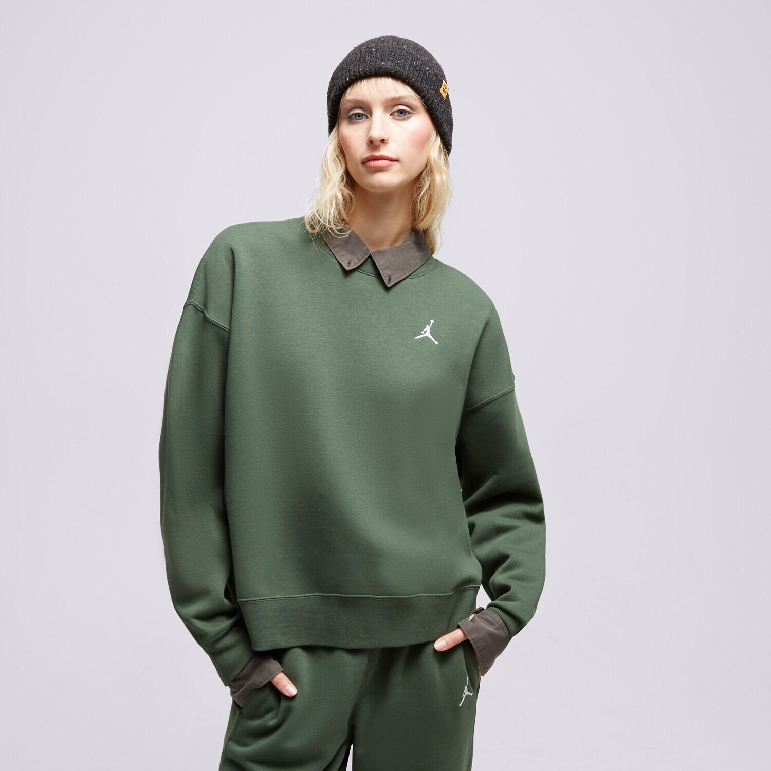 Bluza damska JORDAN BLUZA W J BRKLN FLC 2 FN4491-337 ZIELONY