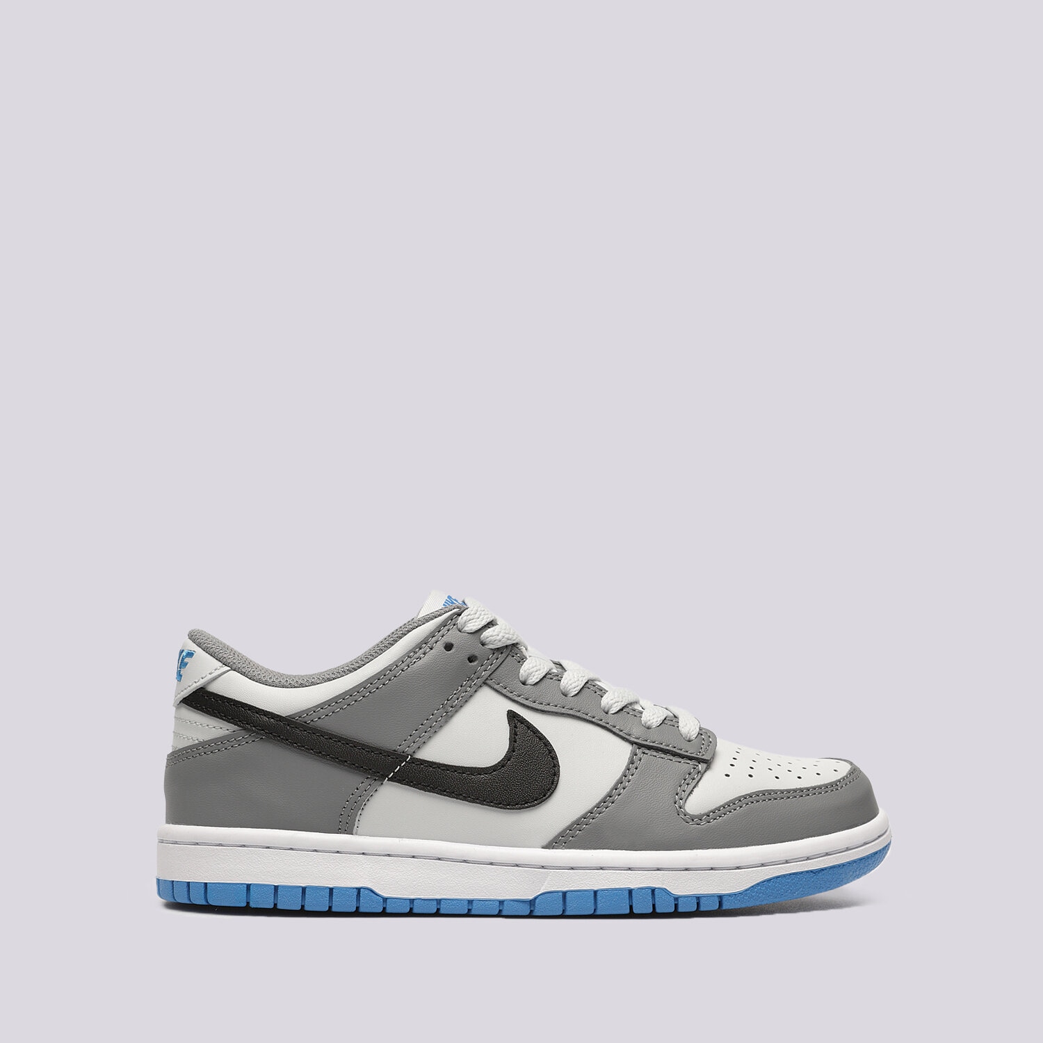 Buty sneakersy dla dzieci NIKE DUNK LOW FB9109-001 SZARY