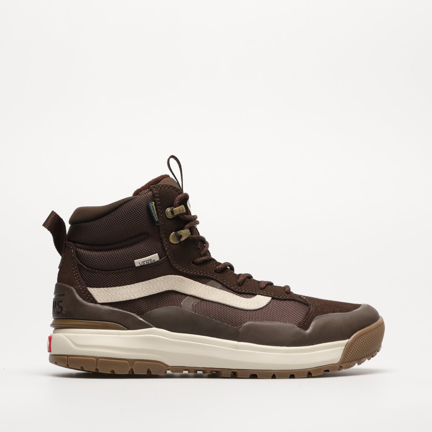 Buty sneakersy męskie VANS UA ULTRARANGE EXO HI MTE-2 VN0A4BVS3N11 BRĄZOWY