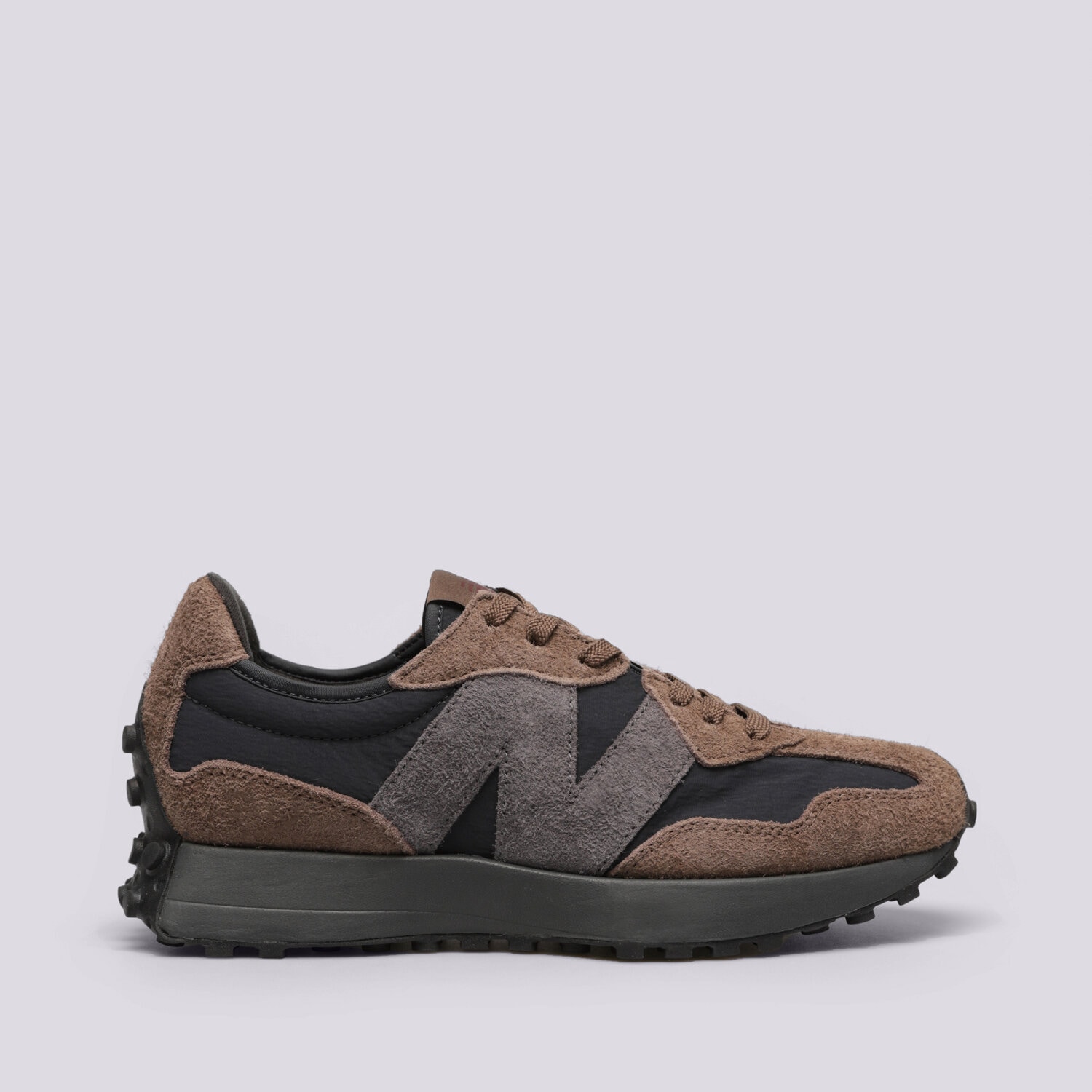 Buty sneakersy męskie NEW BALANCE 327  MS327WI BRĄZOWY