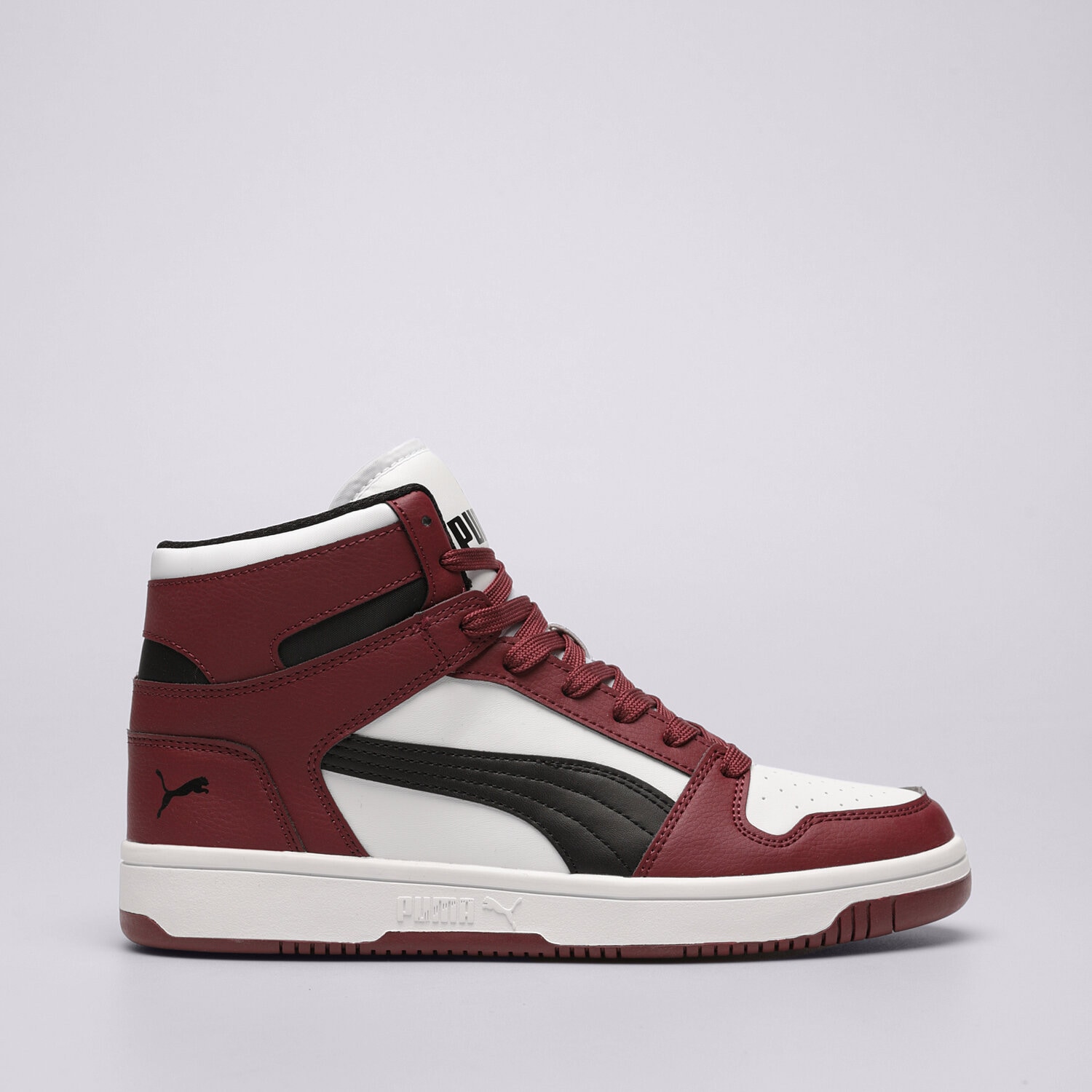 Buty sneakersy męskie PUMA REBOUND LAYUP SL 36957337 BORDOWY