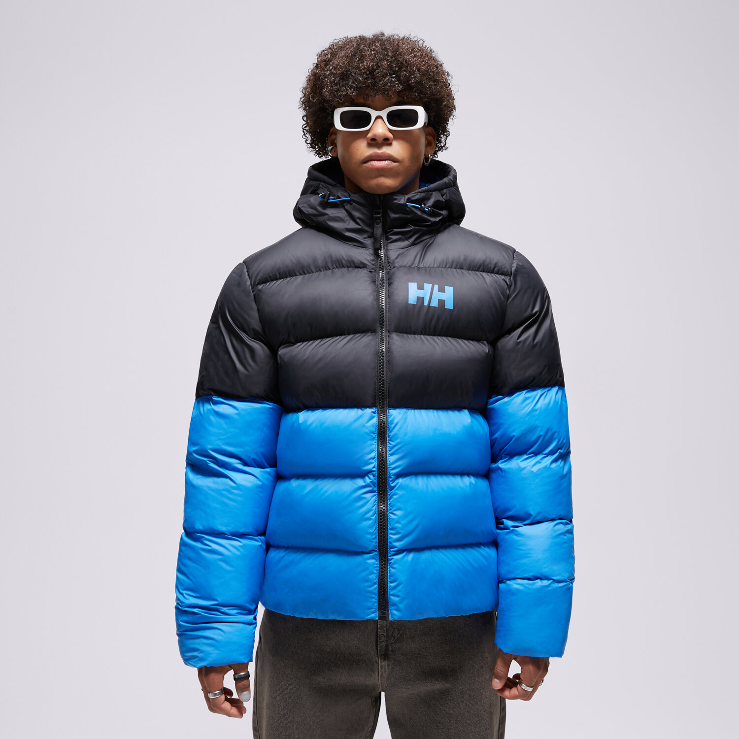 Kurtka zimowa męska HELLY HANSEN KURTKA ZIMOWA ACTIVE PUFFY 53523_554 NIEBIESKI