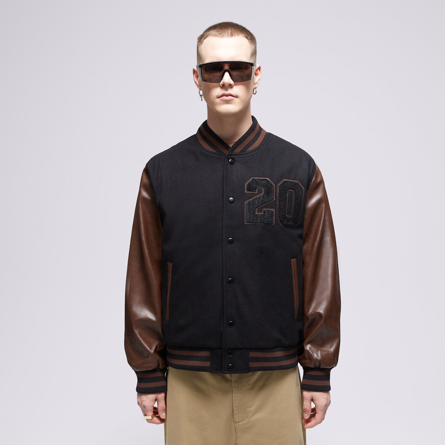 Kurtka zimowa męska NEW ERA KURTKA NE VARSITY 60424413 GRANATOWY