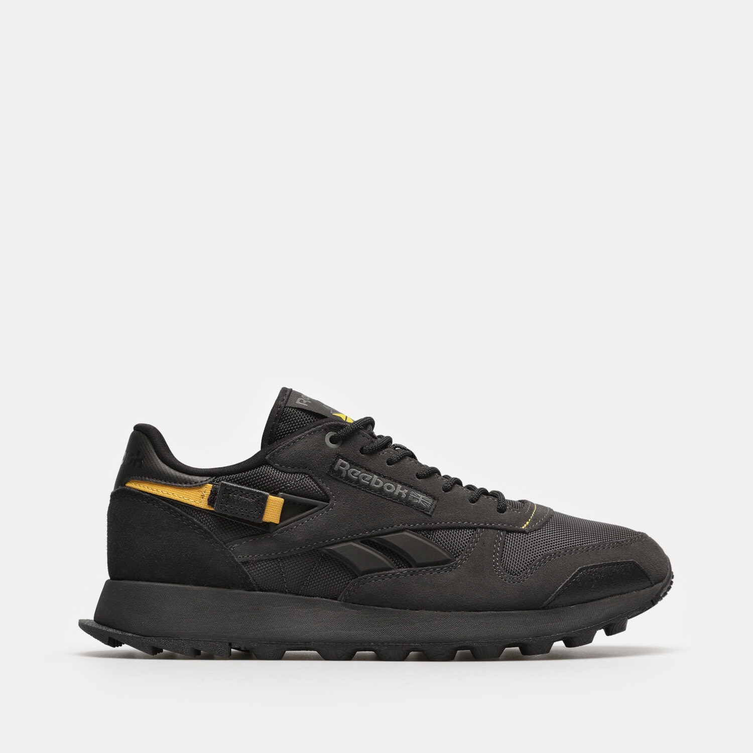Buty sneakersy męskie REEBOK CLASSIC LEATHER 100032804 CZARNY