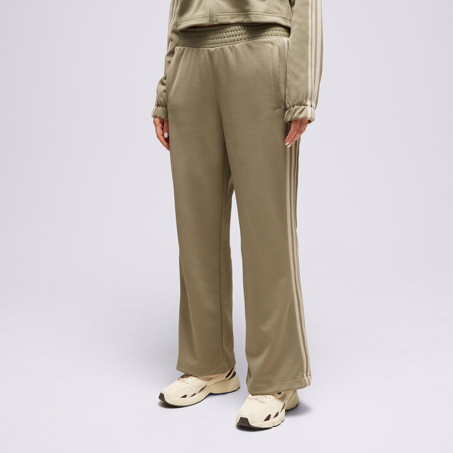 Spodnie sportowe damskie ADIDAS SPODNIE PANTS IJ5227 SZARY