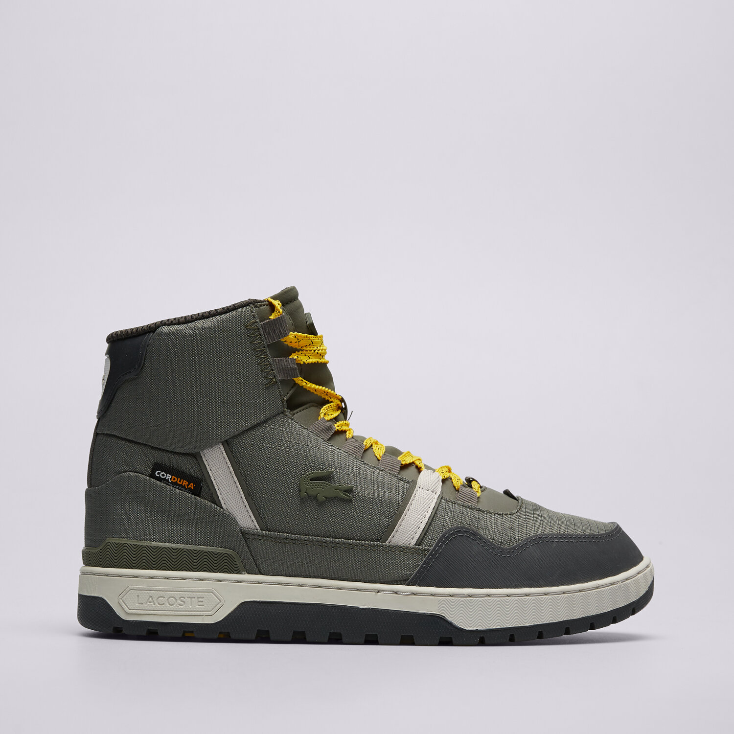 Buty zimowe sportowe męskie LACOSTE T-CLIP WNTR MID 223 1 SMA  746SMA0086DA7 SZARY