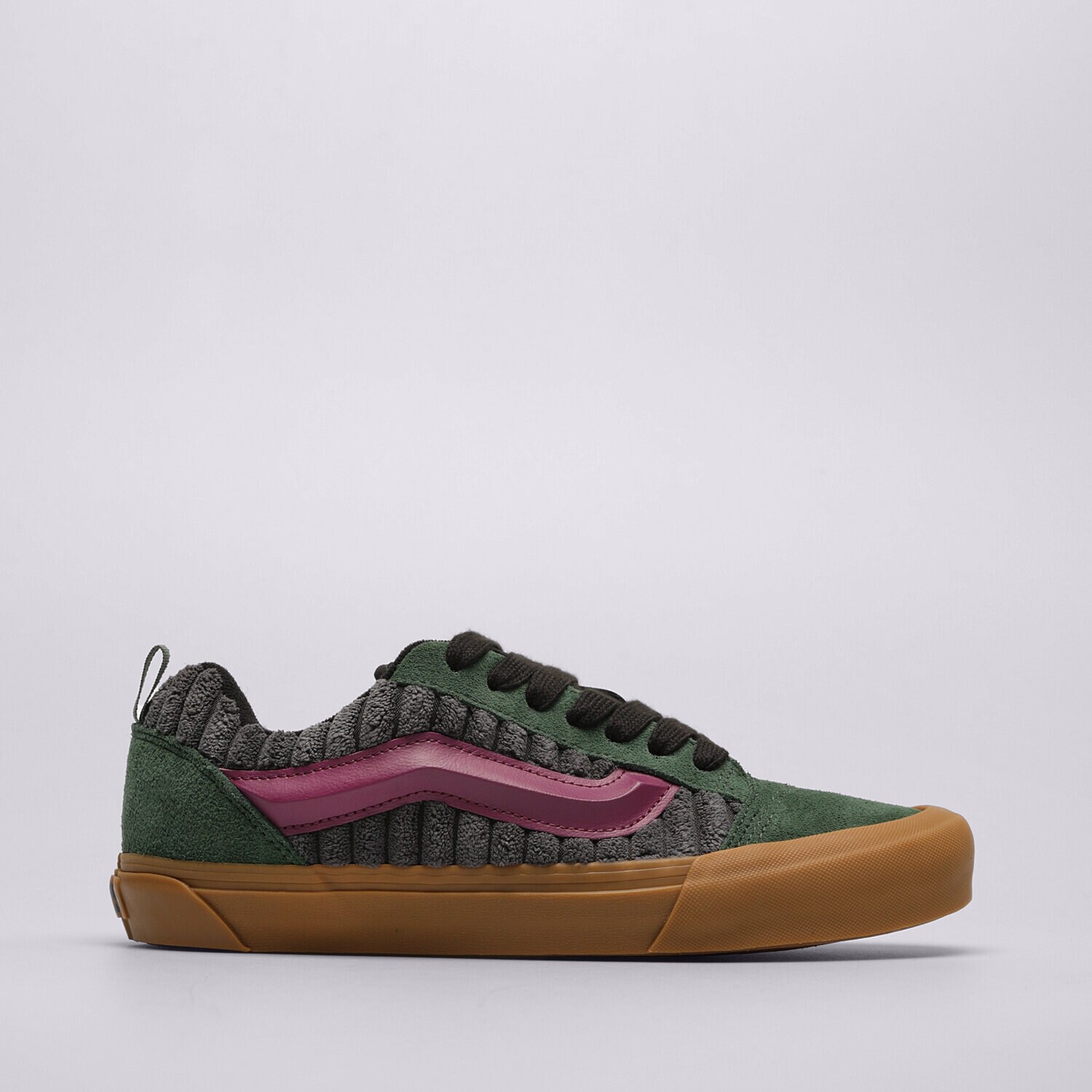 Buty sneakersy męskie VANS KNU SKOOL VN0009QC6KL1 ZIELONY