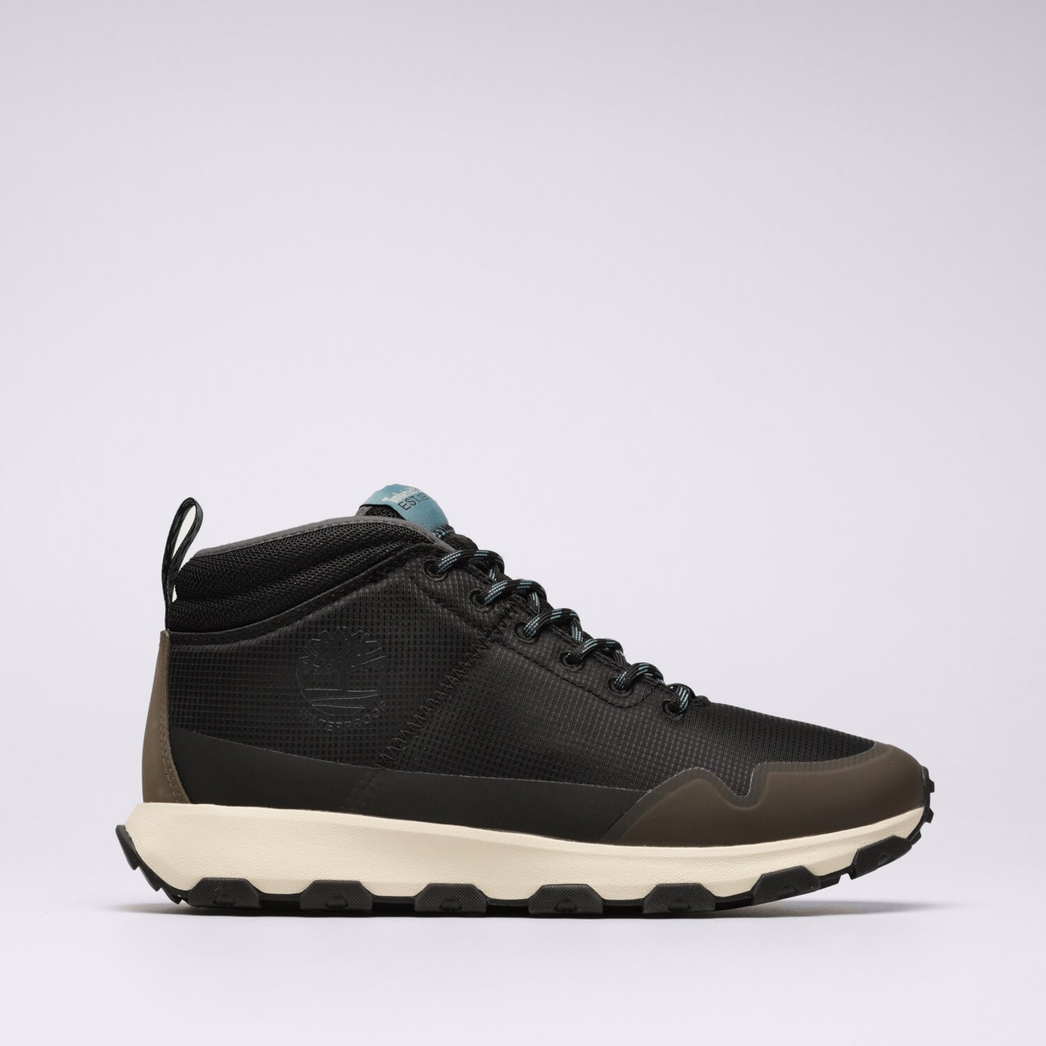 Buty zimowe sportowe męskie TIMBERLAND WINSOR TRAIL MID FAB WP TB0A62240151 CZARNY