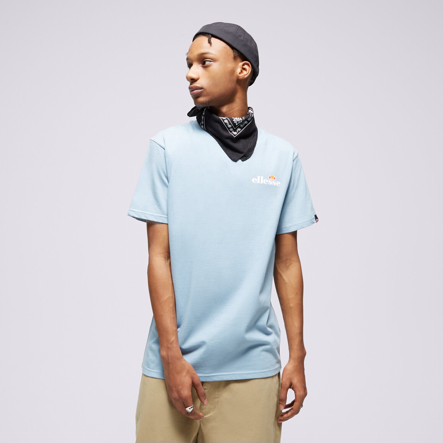 Koszulka, t-shirt sportowy męski ELLESSE ZBR T-SHIRT TEE ELMMTEE MULTICOLOR