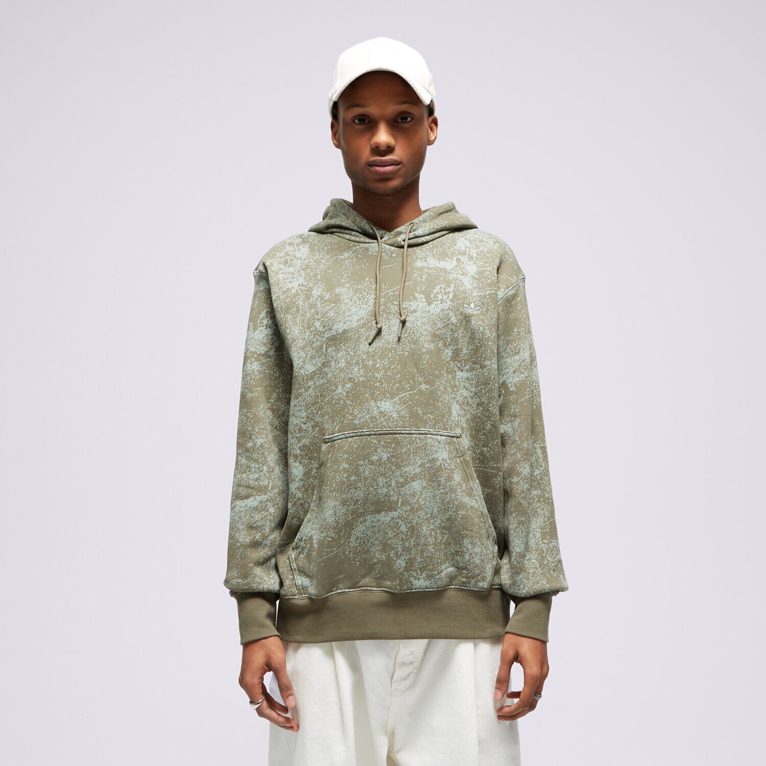 Bluza męska ADIDAS BLUZA Z KAPTUREM ADV GRAPHIC IL5179 KHAKI