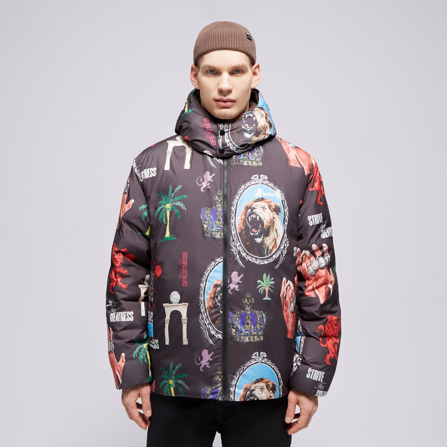 Kurtka zimowa męska NIKE KURTKA LeBron James M NK TF DWNFL NBA FB6974-010 MULTICOLOR