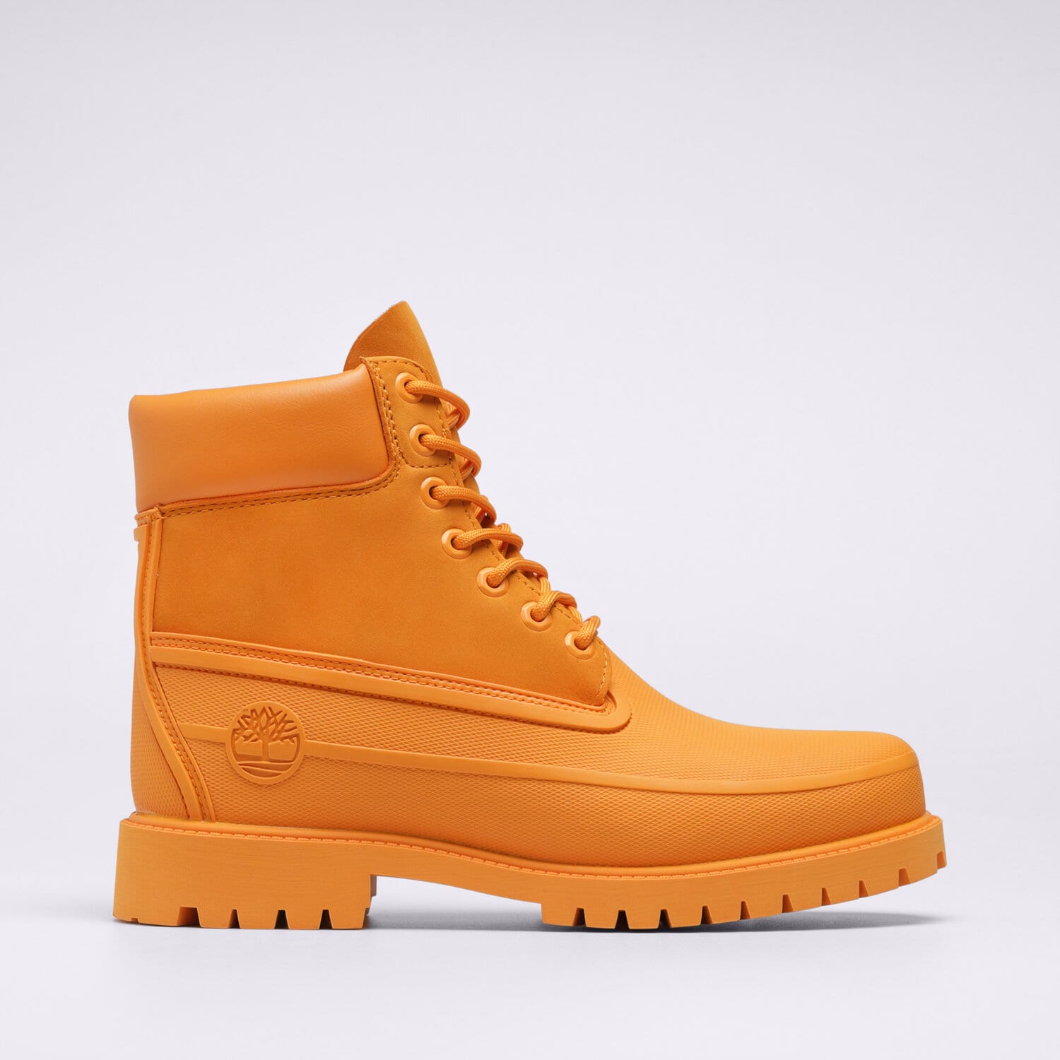 Buty zimowe sportowe męskie TIMBERLAND 6 INCH RUBBER TOE TB0A5R3G8041 POMARAŃCZOWY