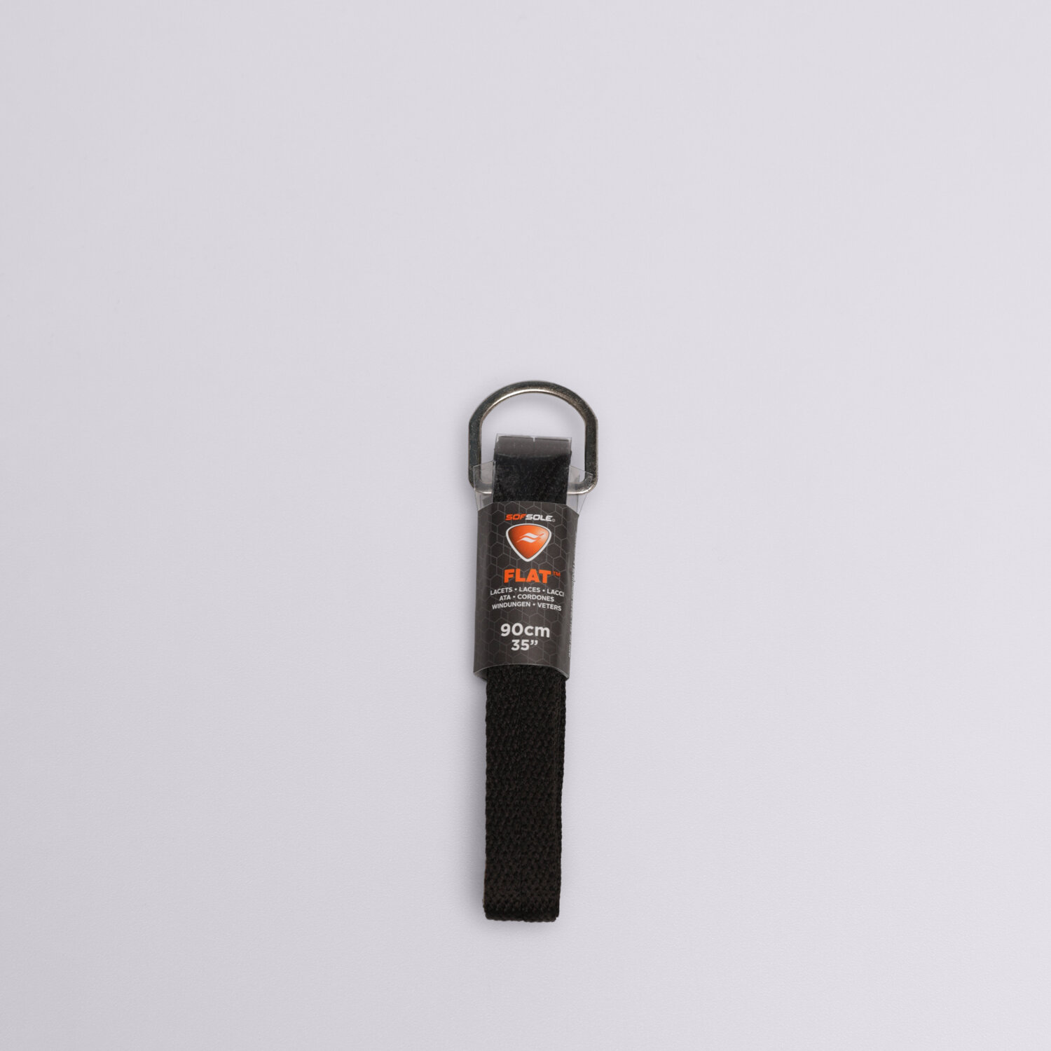 SOF SOLE SZNURÓWKI FLAT 66116-300199S CZARNY