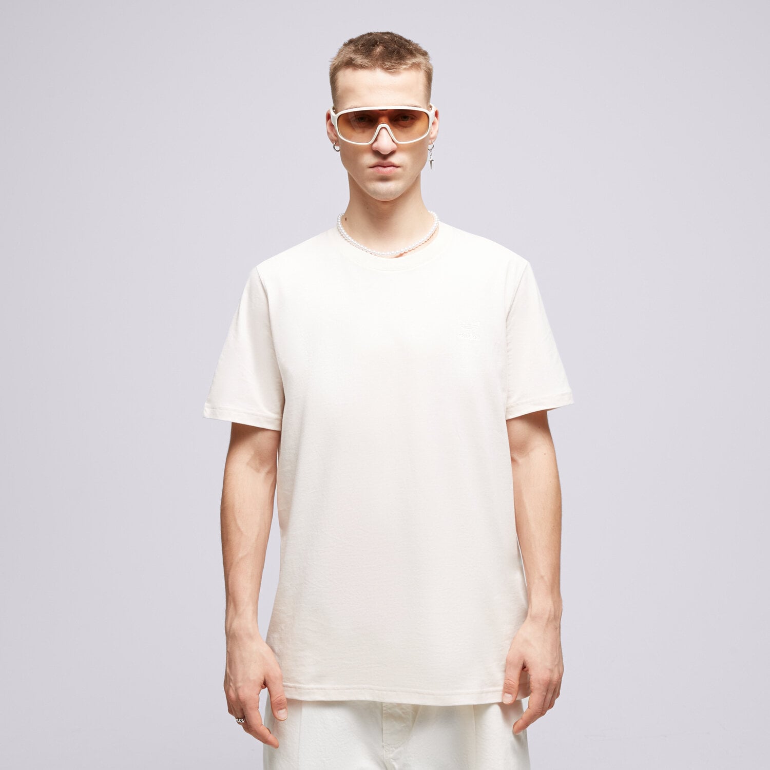 Koszulka, t-shirt sportowy męski ADIDAS T SHIRT ESSENTIAL IL2509 BIAŁY