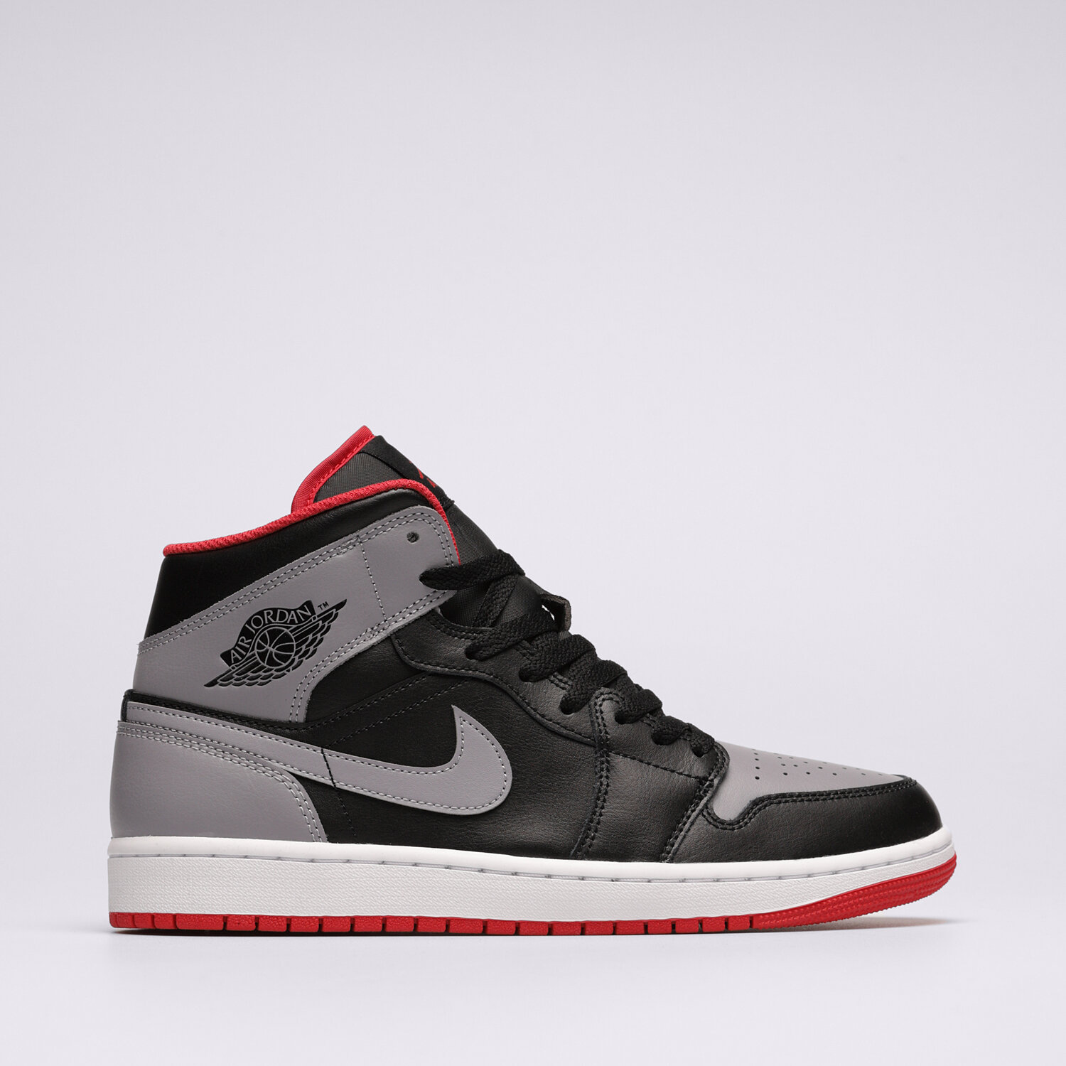 Buty sneakersy męskie AIR JORDAN 1 MID DQ8426-006 CZARNY
