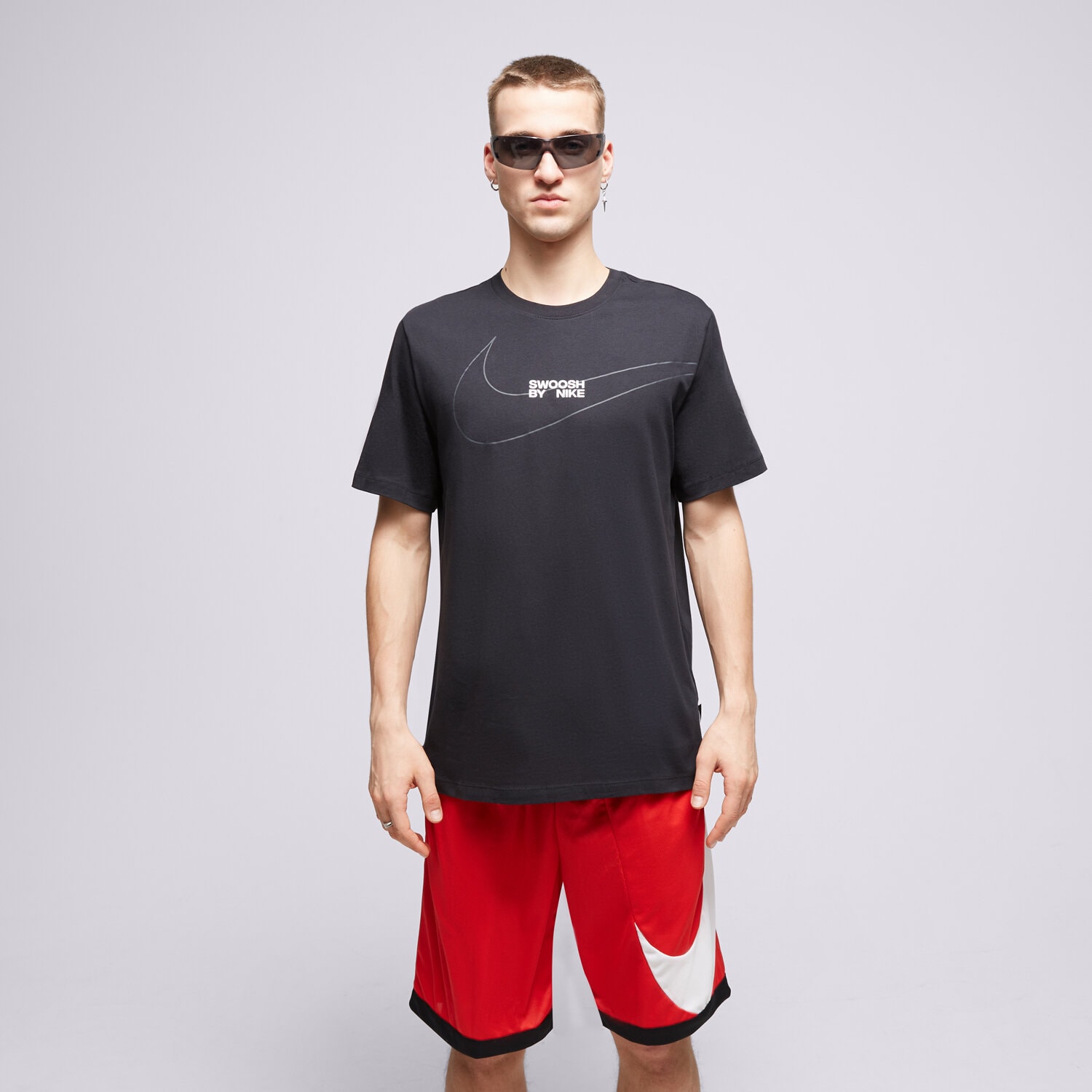 Koszulka, t-shirt sportowy męski NIKE T-SHIRT M NSW TEE LBR BIG SWOOSH AIR MAX FQ3785-010 CZARNY