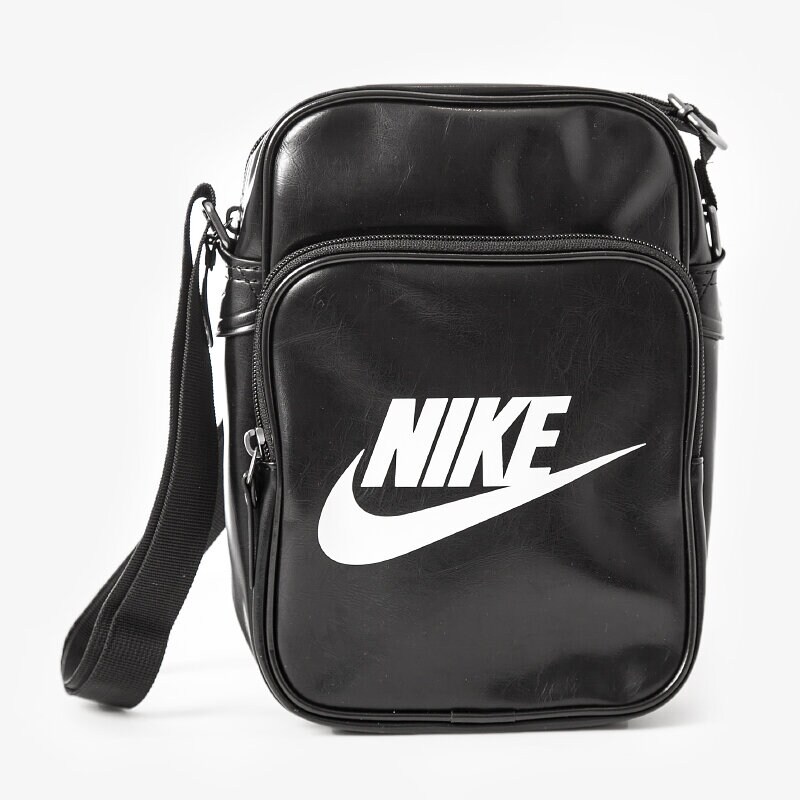 Torba sportowa damska na ramię NIKE TORBA HERITAGE SI SMALL ITEMS II BA4270019 CZARNY