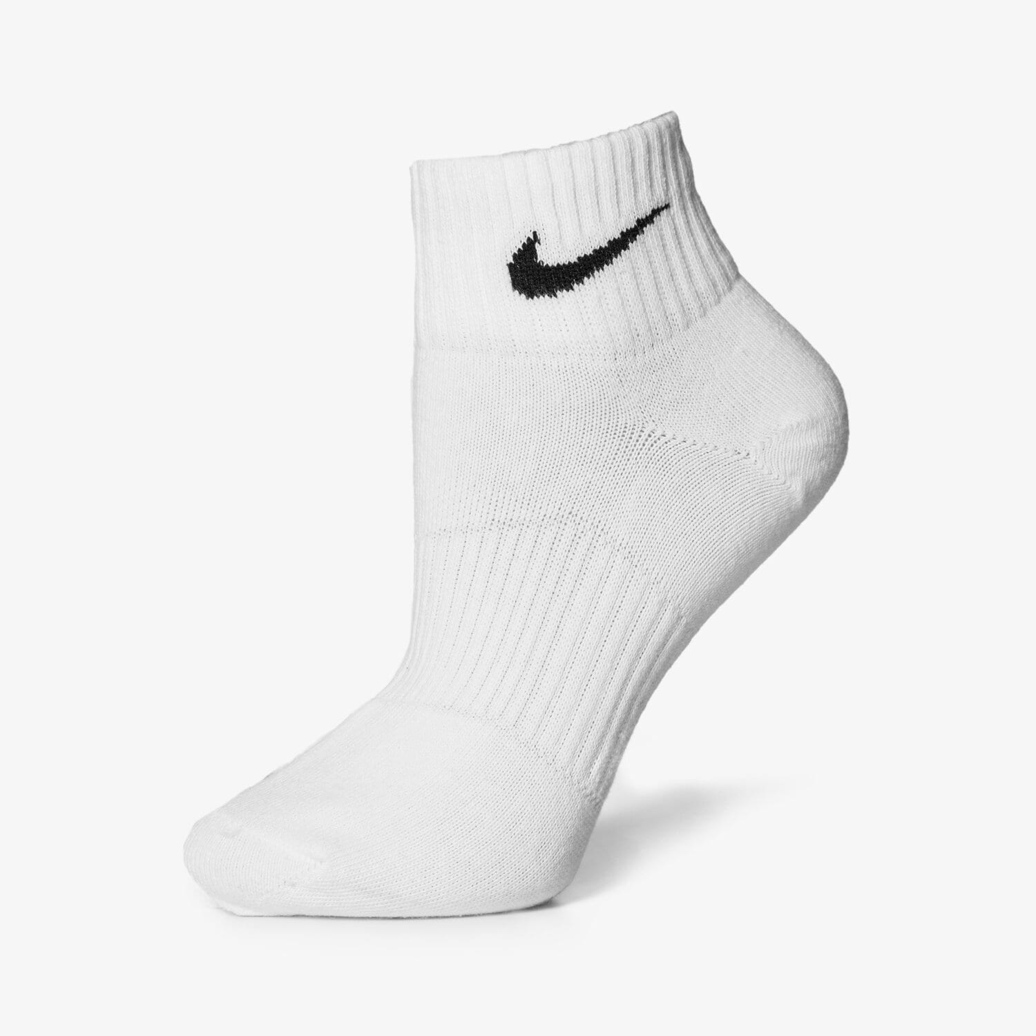 Skarpetki sportowe damskie NIKE SKARPETY 3PPK QUARTER LIGHTWEIGHT SX4706101 BIAŁY