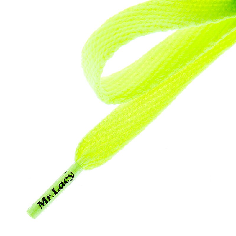 MR. LACY SZNURÓWKI FLATTIES NEON LIME YELLOW 2000060002745 ZIELONY