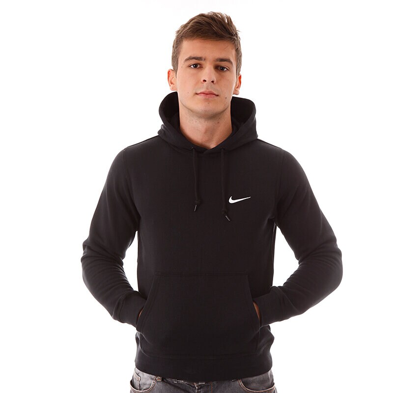 Bluza męska NIKE BLUZA NIKE CLUB HOODY 611457010 CZARNY