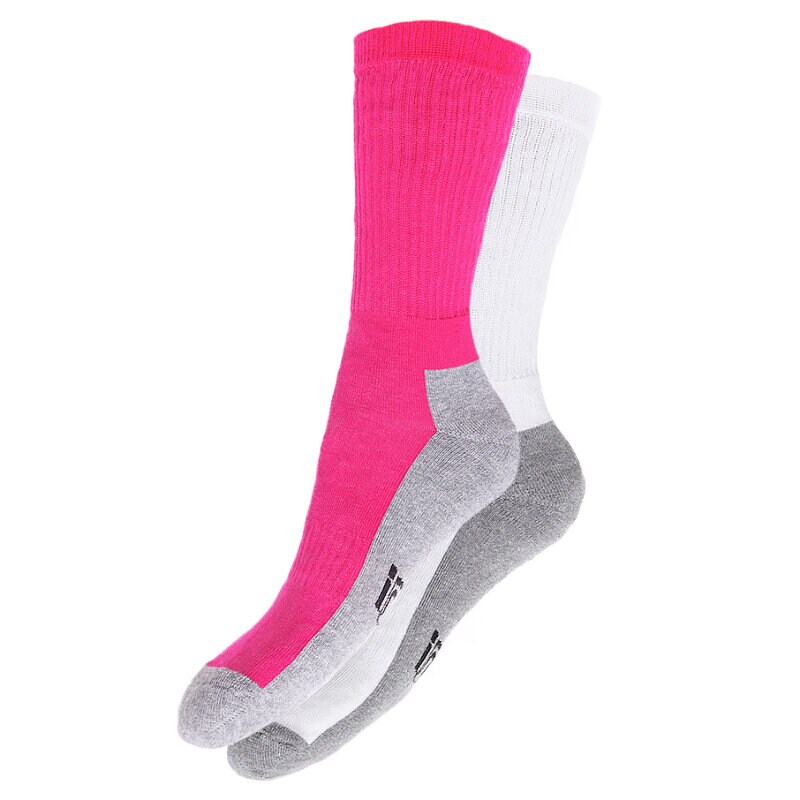 Skarpetki sportowe damskie SIZEER SKARPETY WYSOKIE FROTE 2PPK MIX (7609) SISK7606 RÓŻOWY