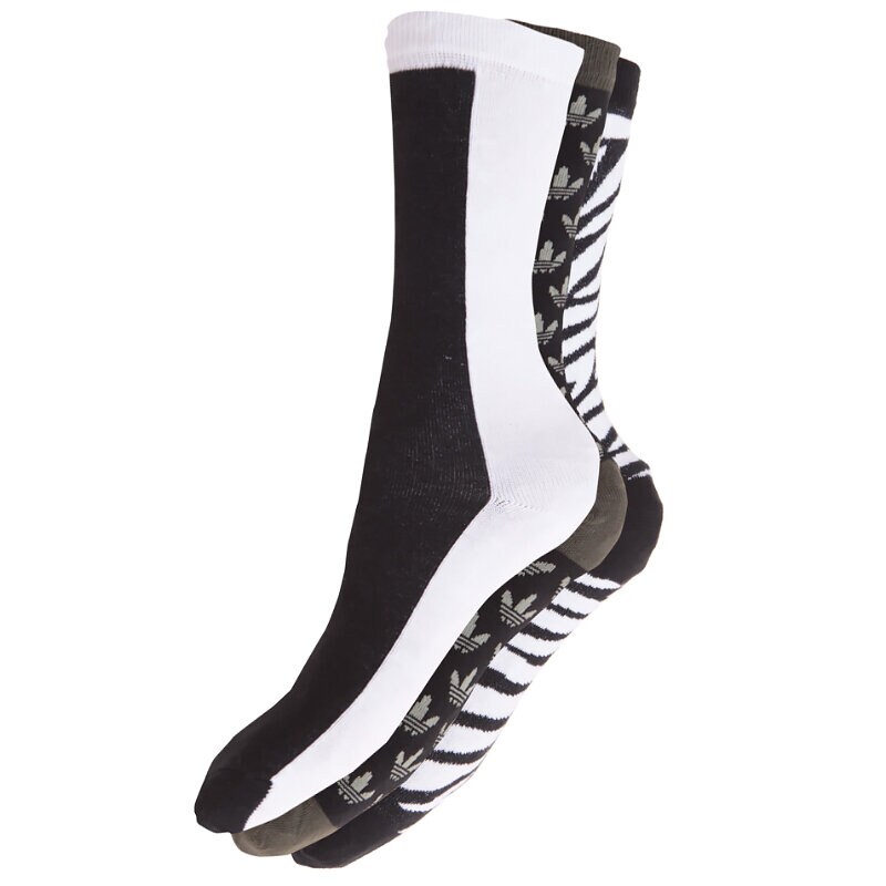 Skarpetki sportowe damskie ADIDAS SKARPETY CREW SOCK 3P W M30638 MULTICOLOR