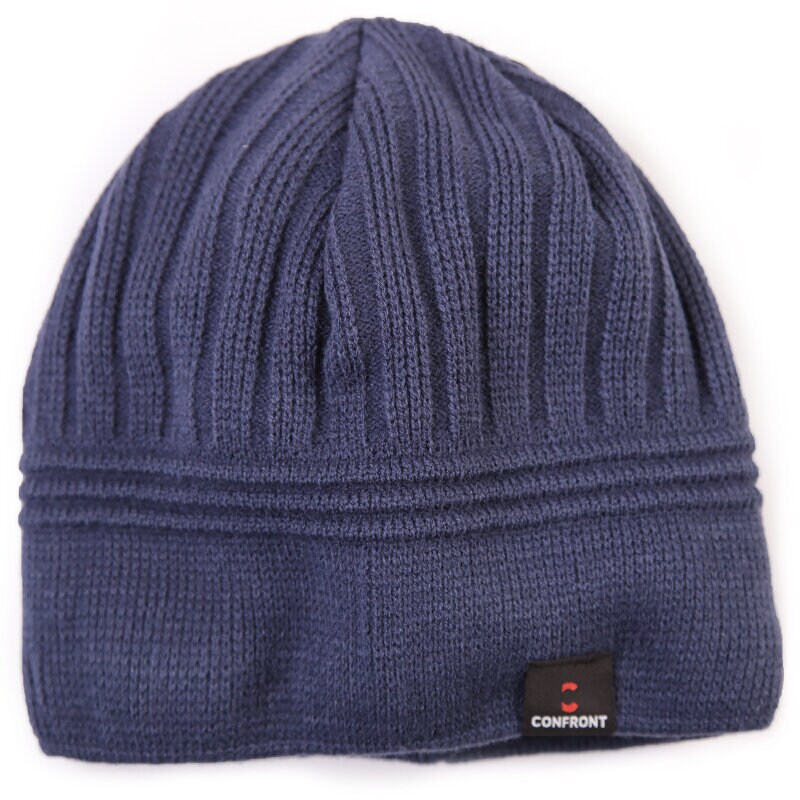 Czapka zimowa dla dzieci CONFRONT CZAPKA ZIMOWA LOGAN NAVY 705 P04LOGAN705UNI GRANATOWY