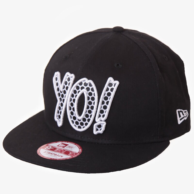Czapka z daszkiem dla dzieci NEW ERA CZAPKA YO 9FIFTY WHITE 80080240 CZARNY