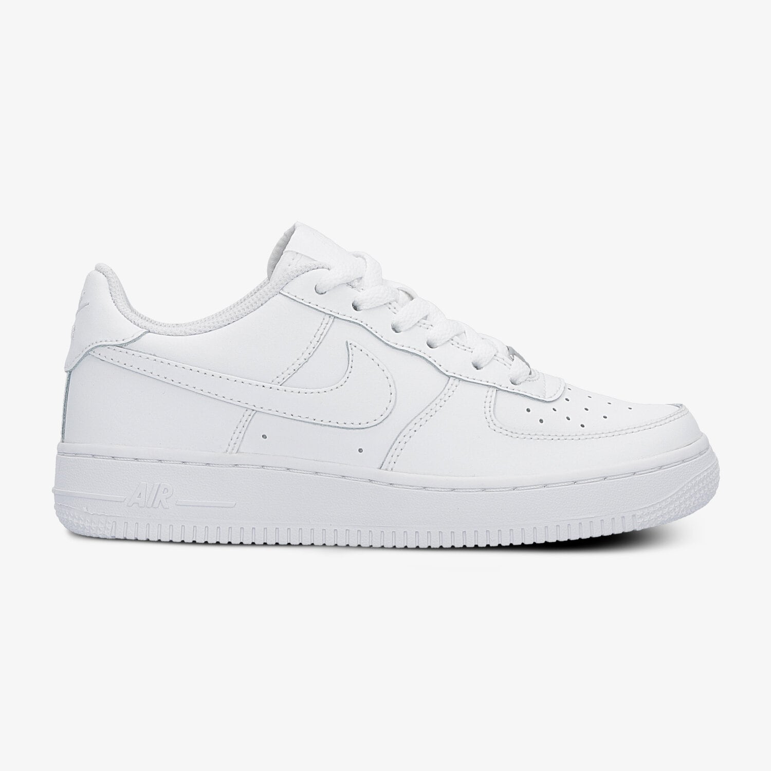 Buty sneakersy dla dzieci NIKE AIR FORCE 1 (GS) 314192-117 BIAŁY