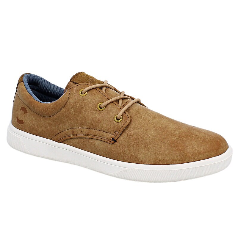 Buty sneakersy męskie CONFRONT UNIVERSITY CFMC115002 BRĄZOWY