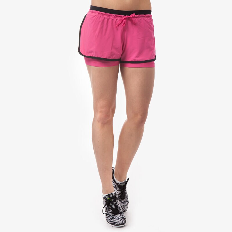 Krótkie spodenki, szorty damskie NIKE SZORTY FULL FLEX 2 IN 1 642669616 RÓŻOWY
