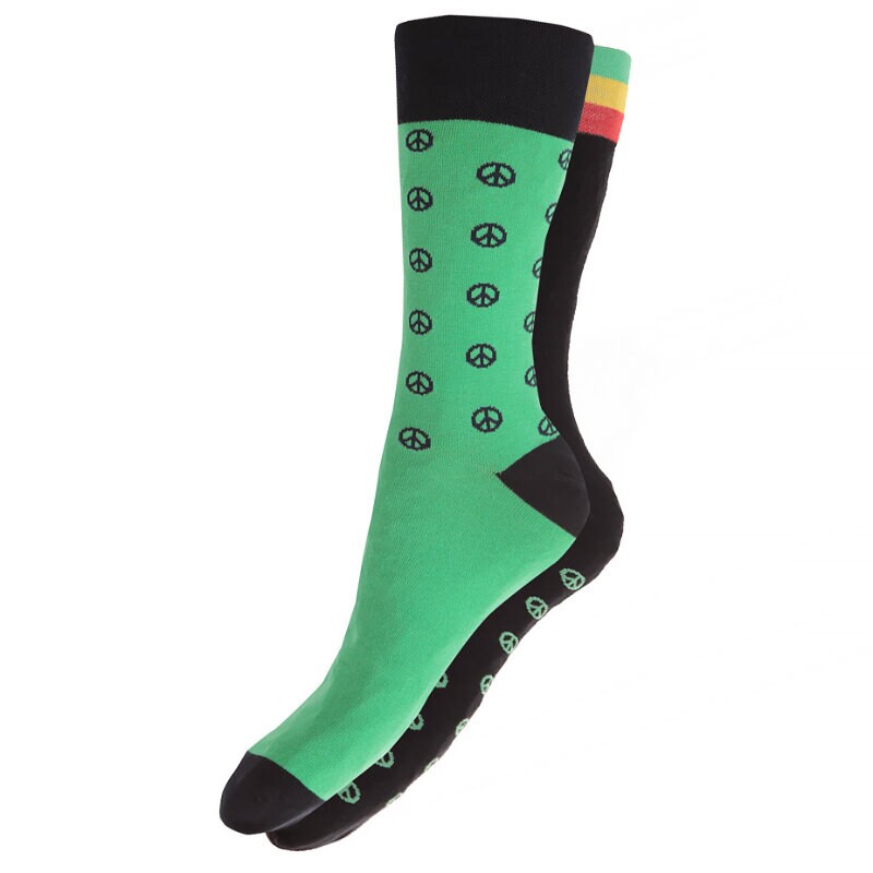 Skarpetki sportowe damskie SIZEER SKARPETY MORE 2PPK PEACE SIZMO079023 ZIELONY