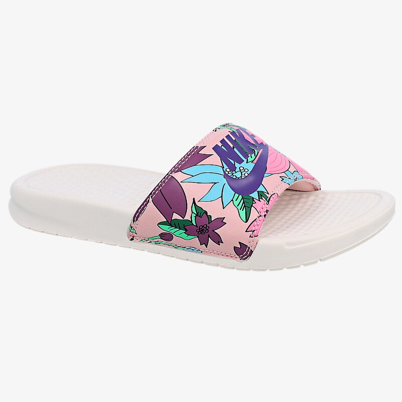 Klapki damskie NIKE WMNS BENASSI JDI PRINT 618919153 BIAŁY