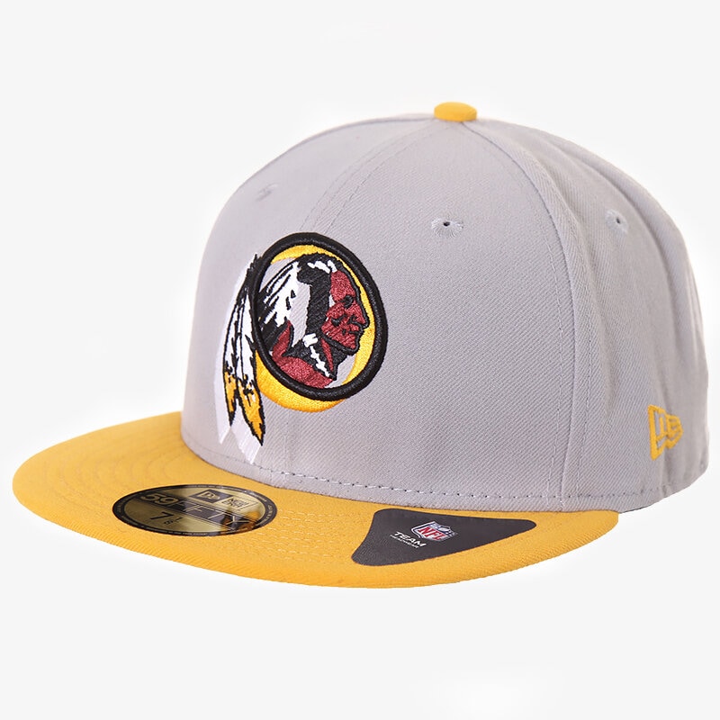 Czapka z daszkiem dla dzieci NEW ERA CZAPKA NEON LOGO POP WASHINGTON REDSKINS 10939275 SZARY