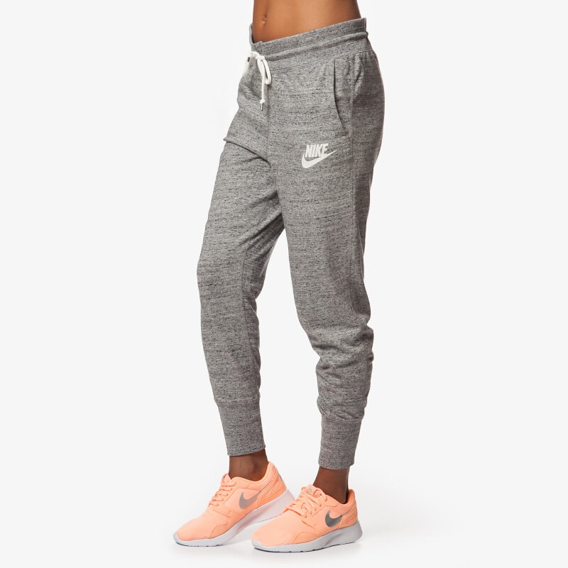 Spodnie sportowe damskie NIKE SPODNIE GYM VINTAGE PANT 545782091 SZARY