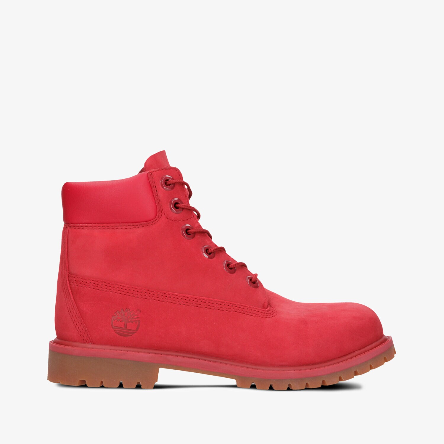Buty zimowe, trekkingowe, outdoor dla dzieci TIMBERLAND PREMIUM 6 INCH WP BOOT TB0A13HV6261 CZERWONY