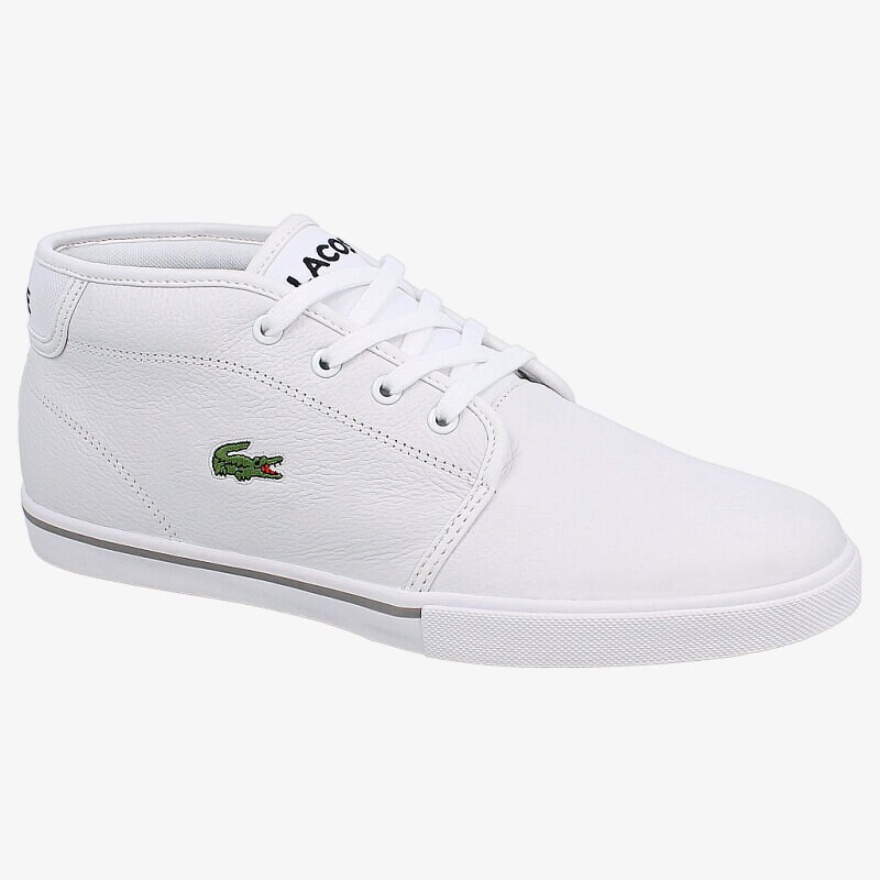Buty sneakersy męskie LACOSTE AMPTHILL LCR 727SPM107421G BIAŁY