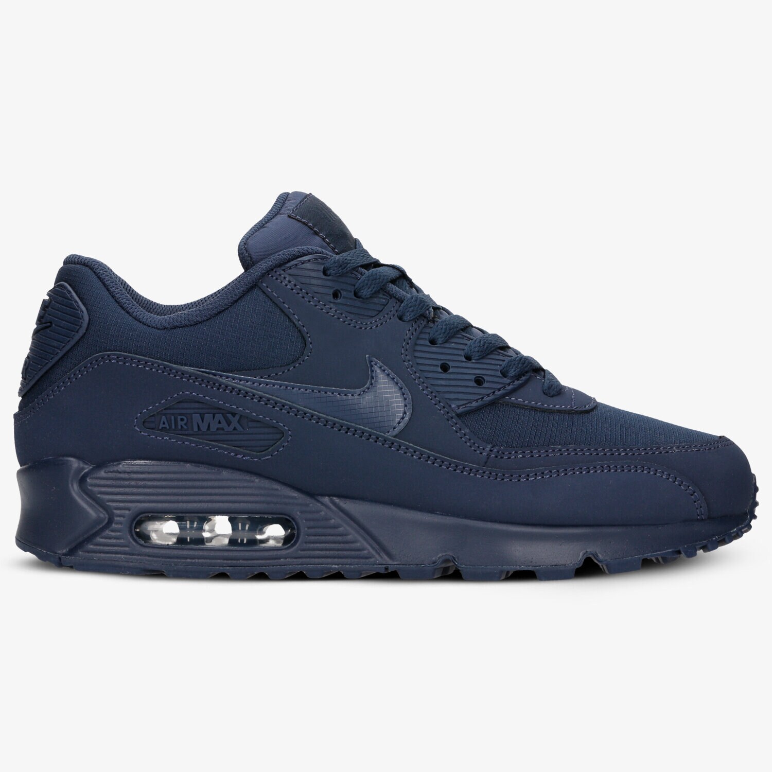Buty sneakersy męskie NIKE AIR MAX 90 ESSENTIAL 537384-412 GRANATOWY