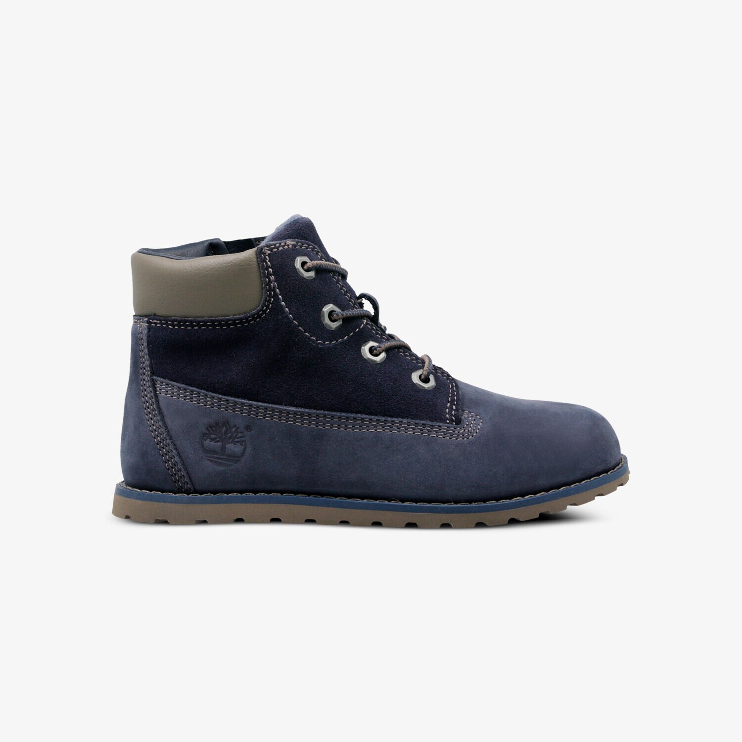 Buty zimowe, trekkingowe, outdoor dla dzieci TIMBERLAND POKEY PINE 6IN BOOT 1951B GRANATOWY
