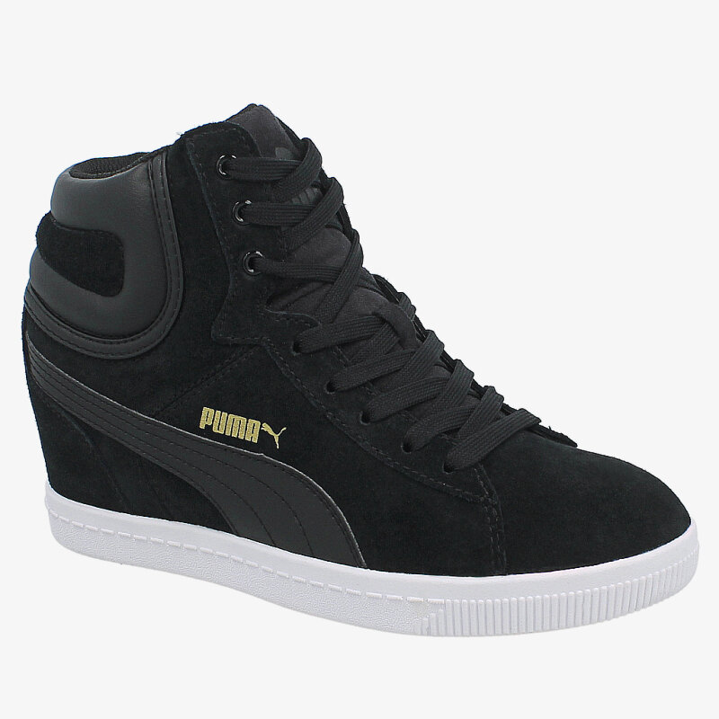 Buty sneakersy damskie PUMA VIKKY WEDGE 35724603 CZARNY