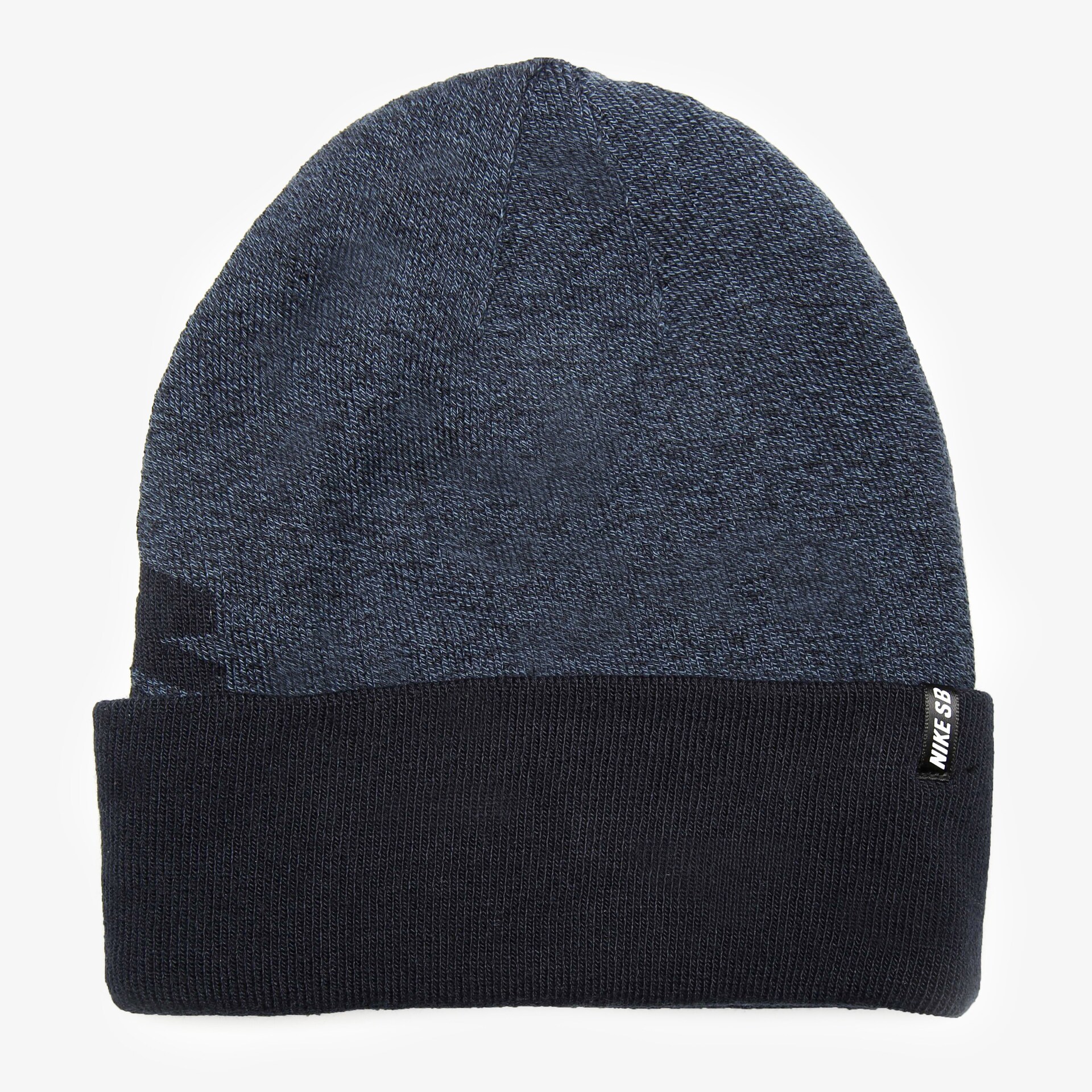 Czapka zimowa dla dzieci NIKE CZAPKA ZIMOWA SB REVERSIBLE HEATHER BEANIE 708911475 GRANATOWY