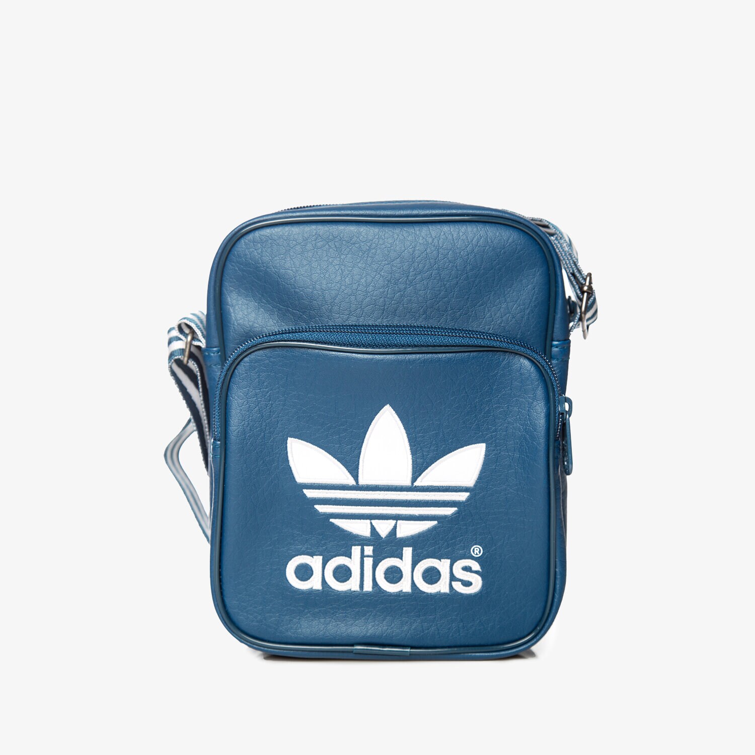 Torba sportowa damska na ramię ADIDAS TOREBKA MINI ADICOLOR AJ8364 GRANATOWY