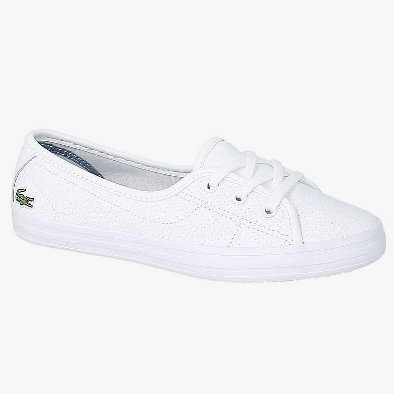 Damskie trampki, tenisówki LACOSTE ZIANE CHUNKY 116 2 731SPW0035001 BIAŁY